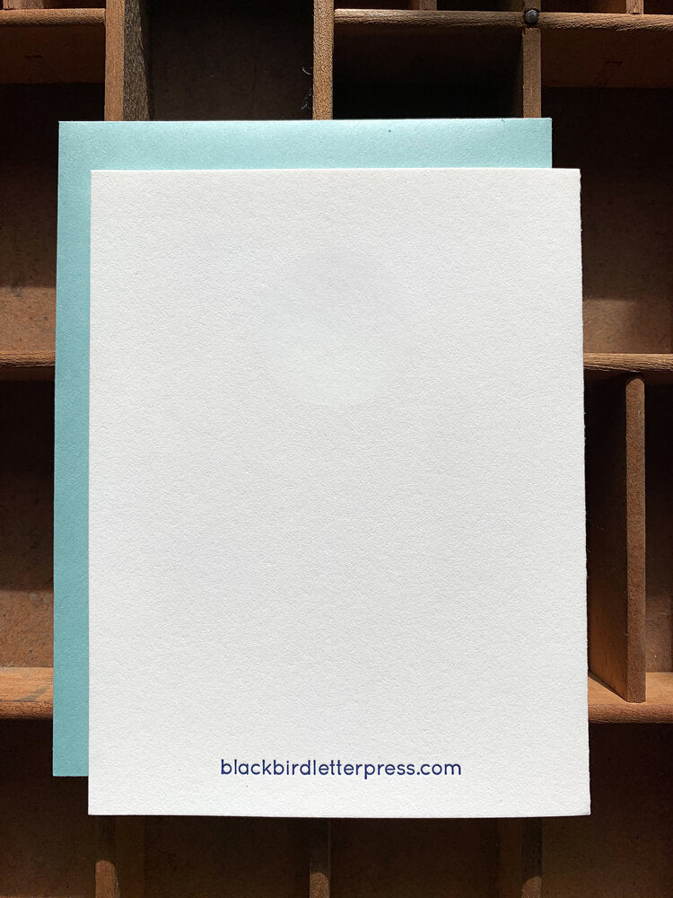 Blackbird Press Greeting Card