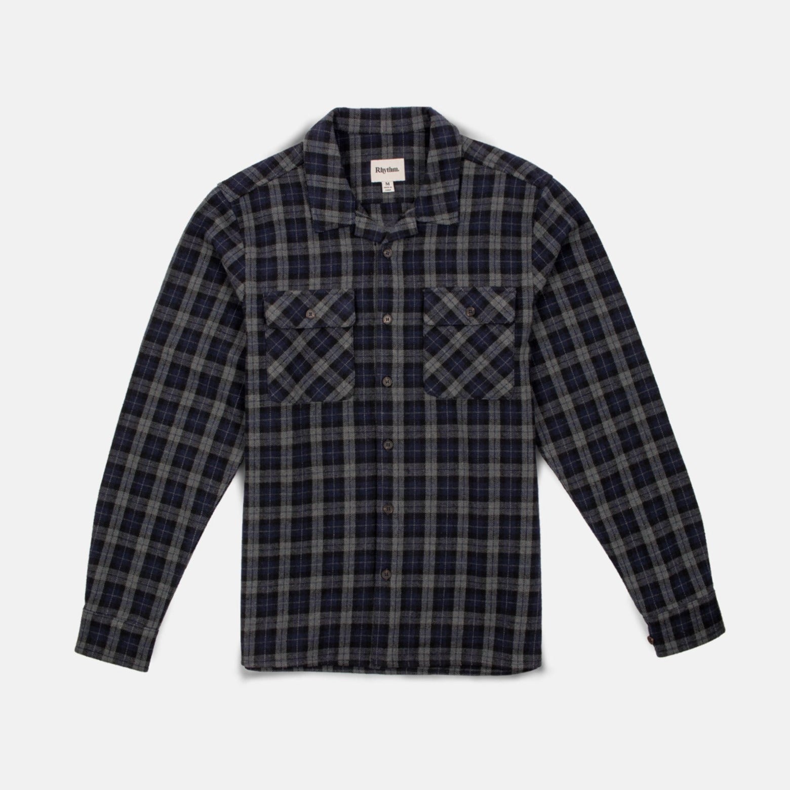 Plaid LS Flannel - Navy
