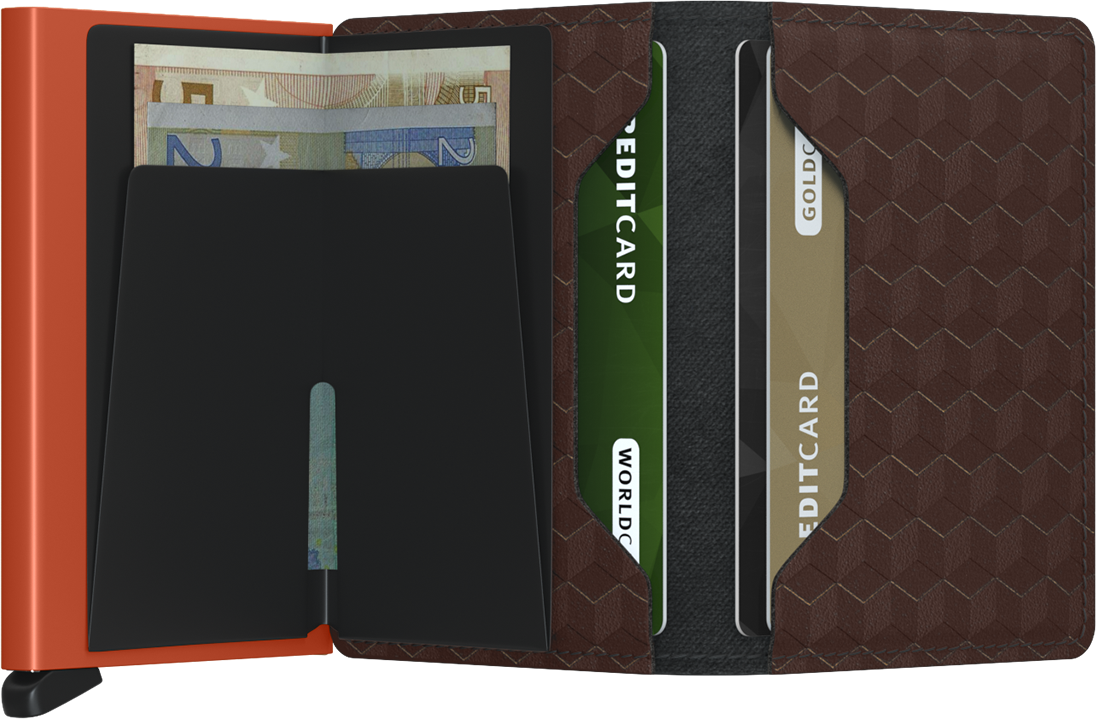 Slimwallet - Optical Brown-Orange